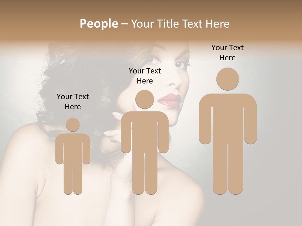 Look White Jewelry PowerPoint Template