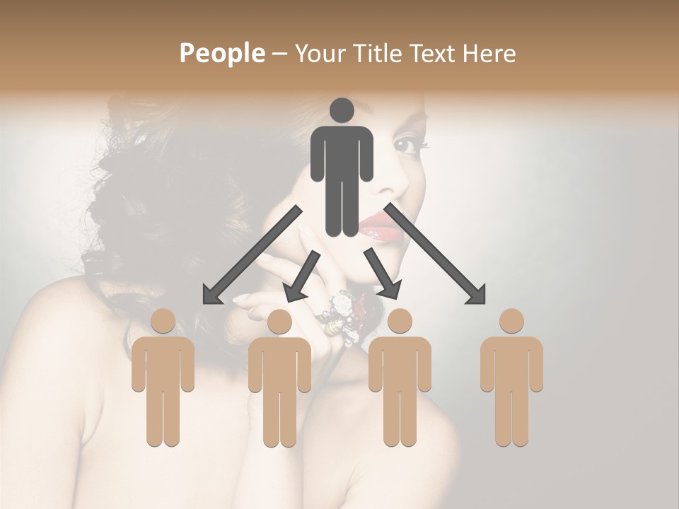 Look White Jewelry PowerPoint Template