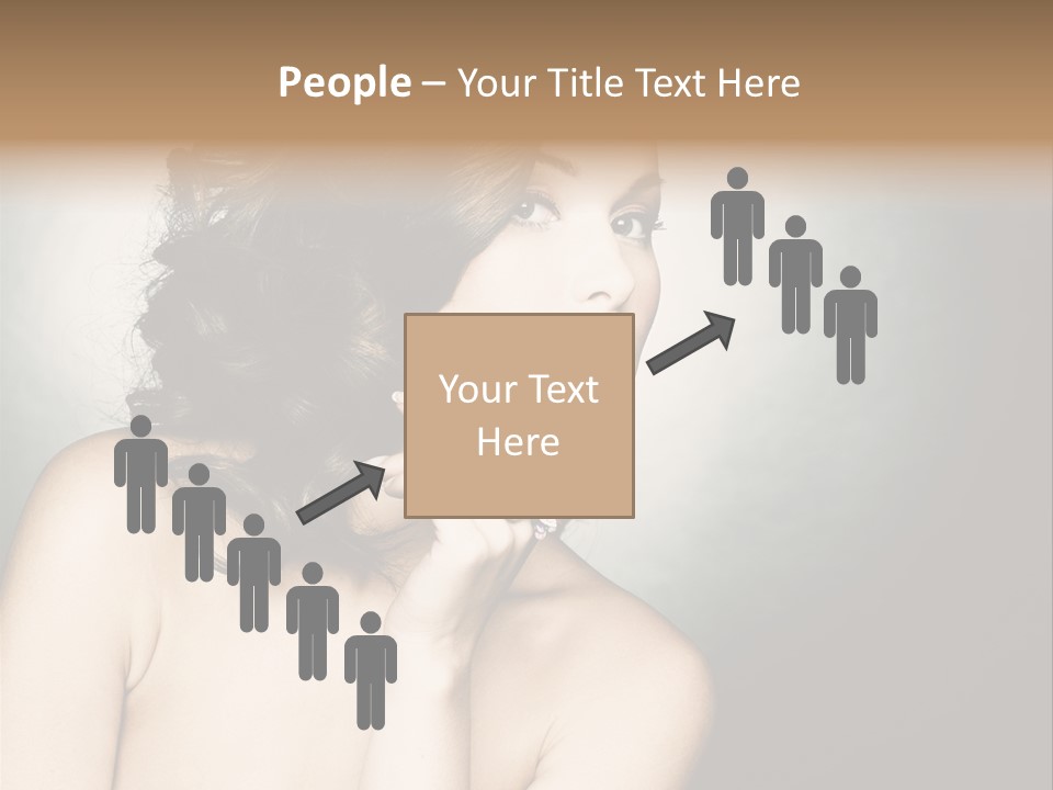 Look White Jewelry PowerPoint Template