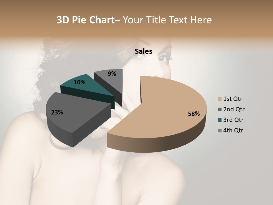 Look White Jewelry PowerPoint Template