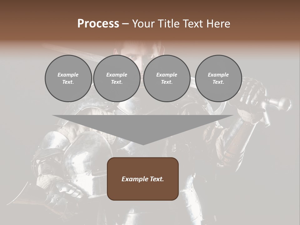 Longsword Armore Antique PowerPoint Template