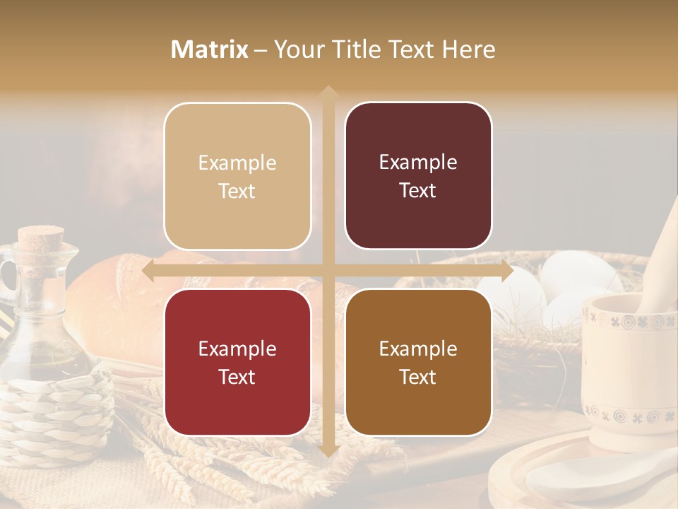 Wood Loaf Table PowerPoint Template