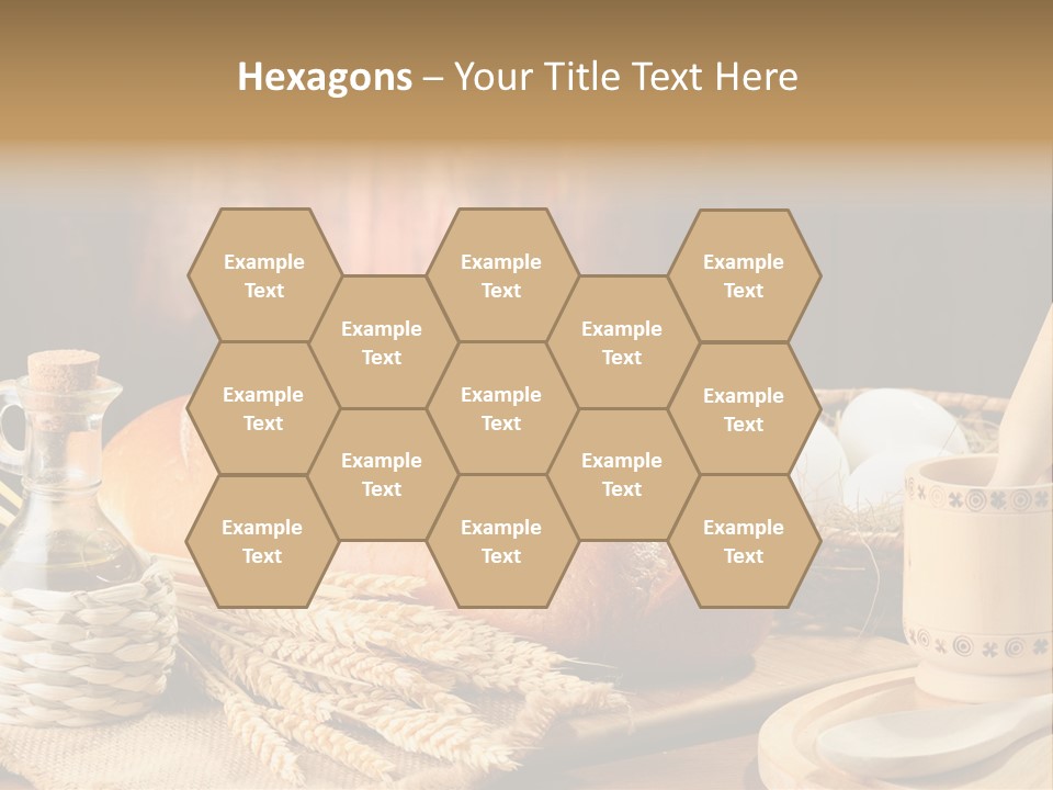 Wood Loaf Table PowerPoint Template