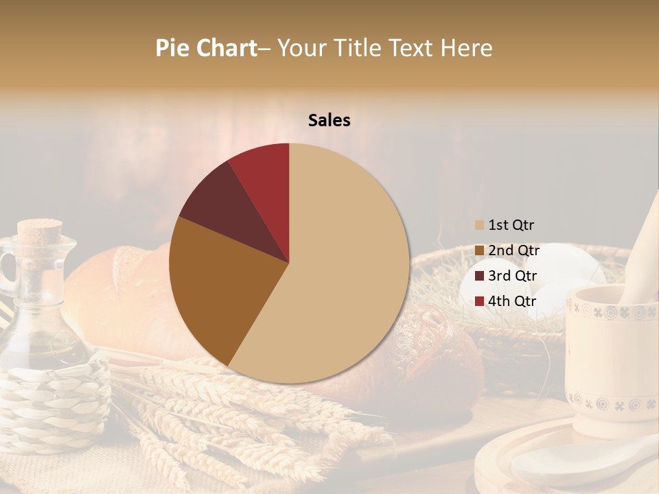 Wood Loaf Table PowerPoint Template