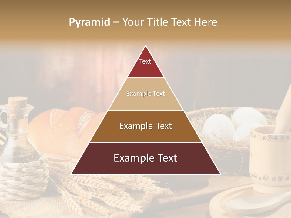 Wood Loaf Table PowerPoint Template