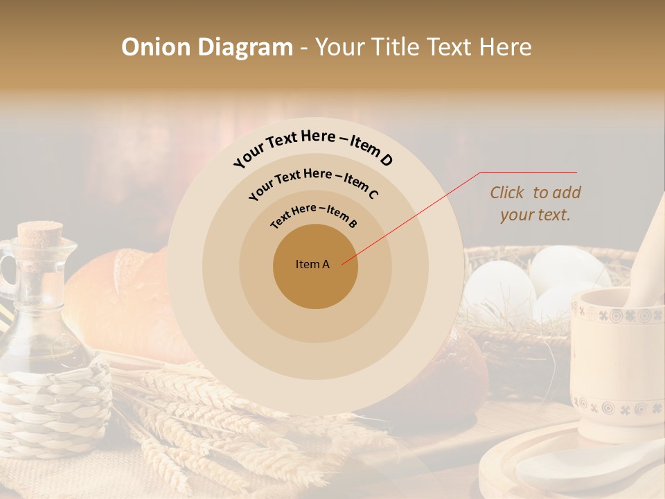Wood Loaf Table PowerPoint Template