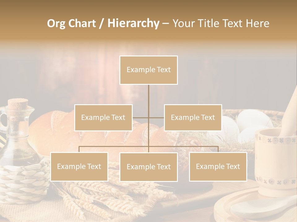 Wood Loaf Table PowerPoint Template