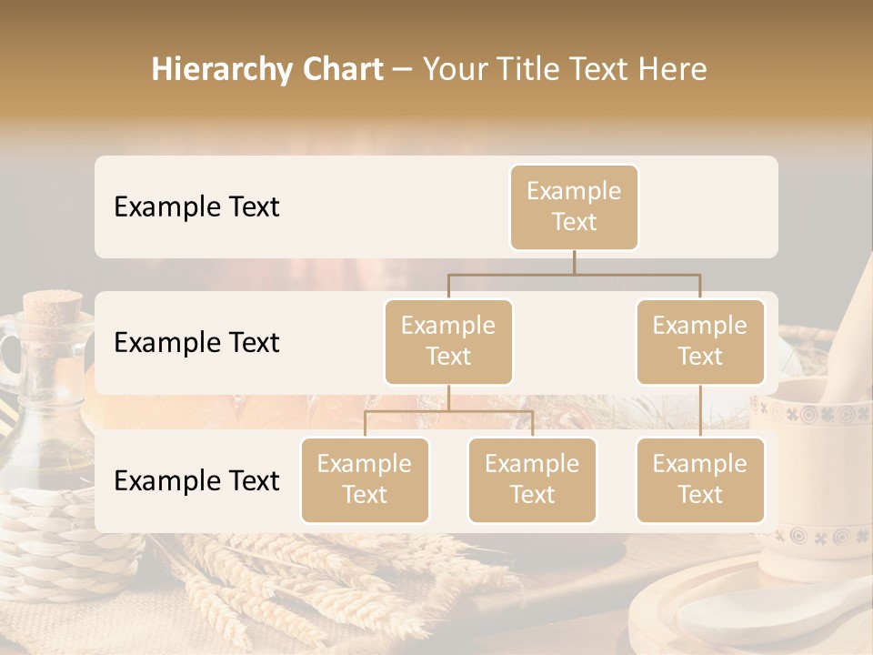 Wood Loaf Table PowerPoint Template