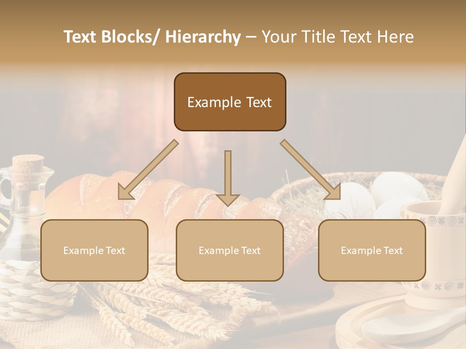 Wood Loaf Table PowerPoint Template