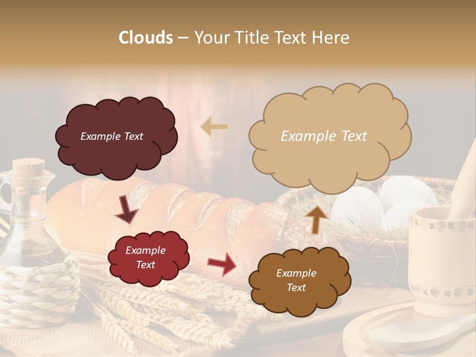 Wood Loaf Table PowerPoint Template