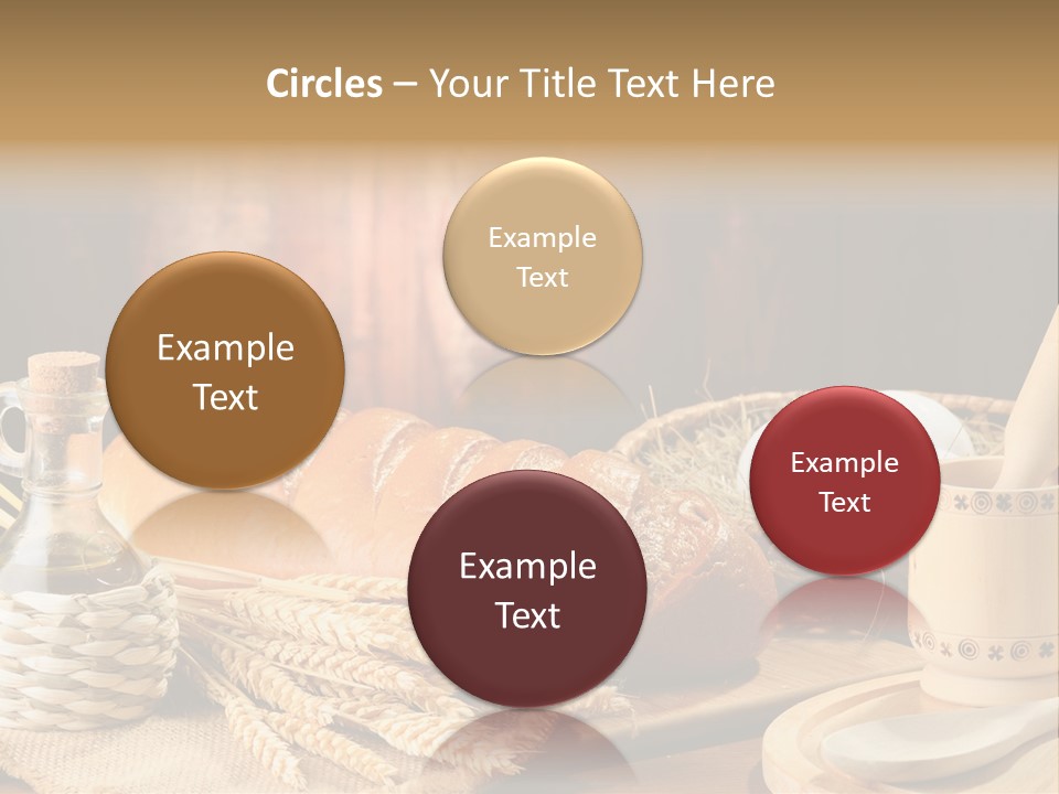 Wood Loaf Table PowerPoint Template
