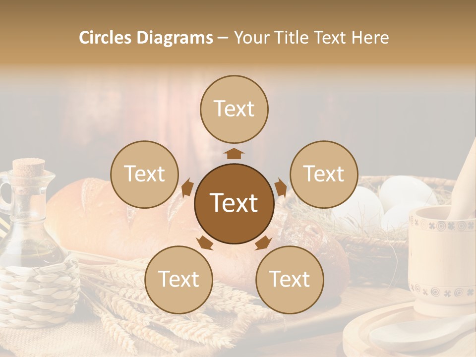 Wood Loaf Table PowerPoint Template