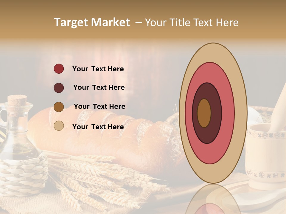 Wood Loaf Table PowerPoint Template