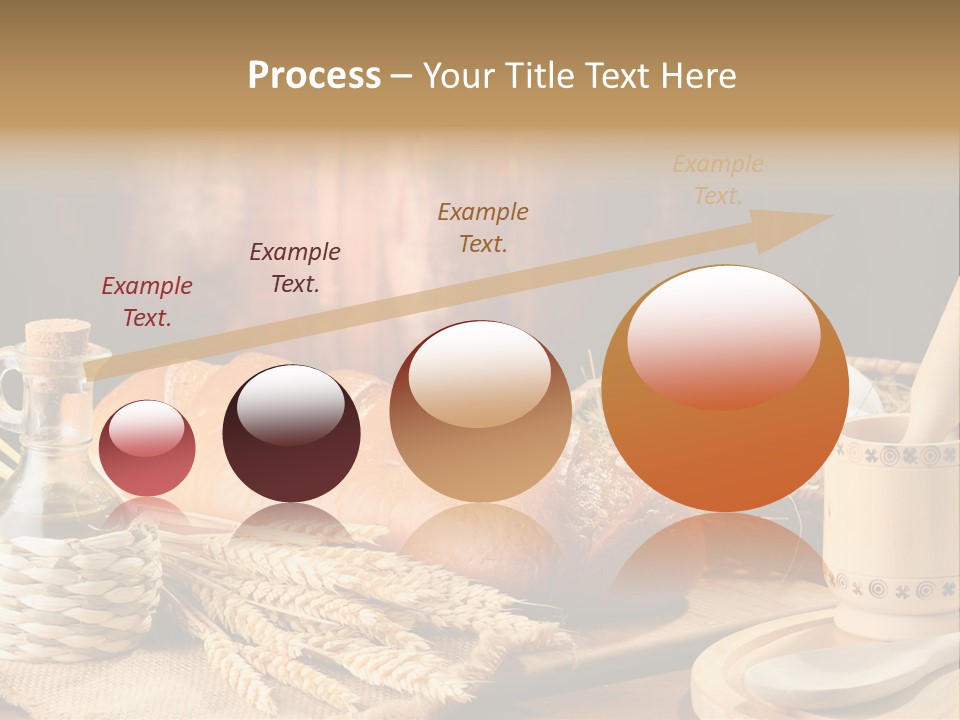 Wood Loaf Table PowerPoint Template