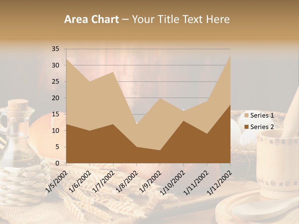 Wood Loaf Table PowerPoint Template