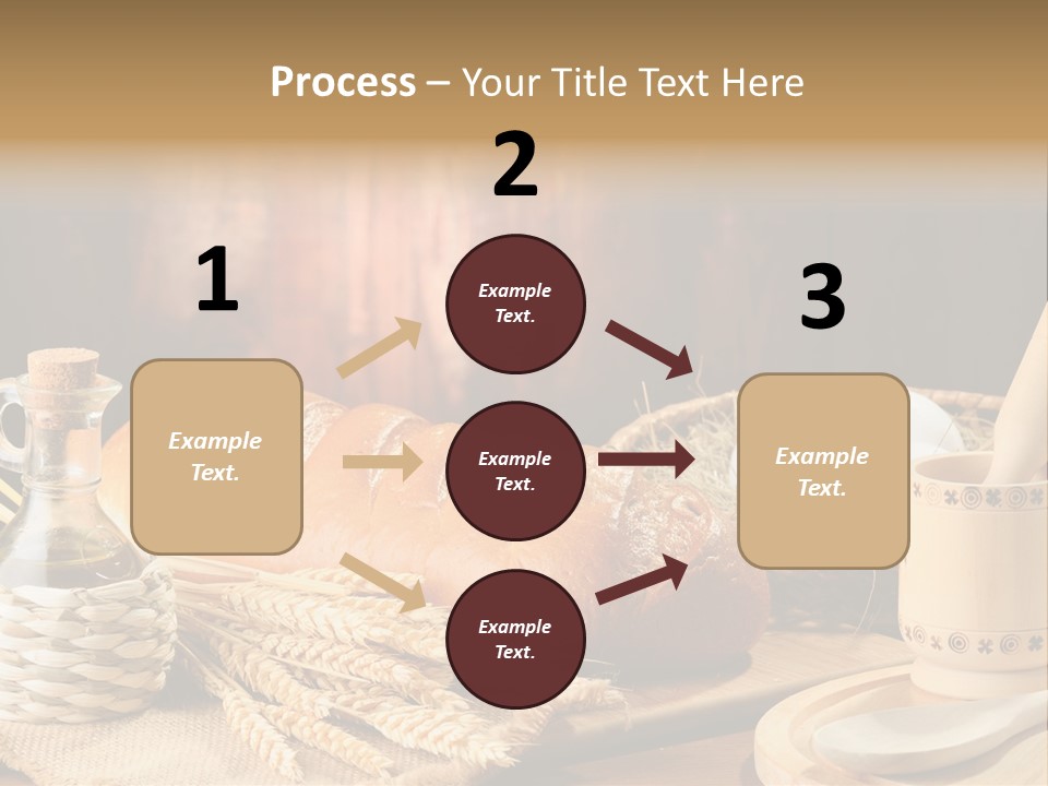 Wood Loaf Table PowerPoint Template