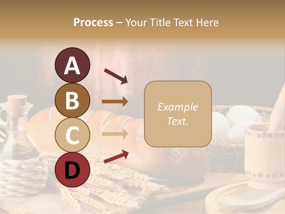 Wood Loaf Table PowerPoint Template