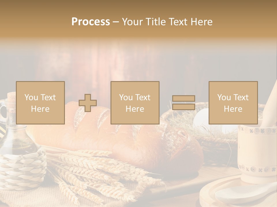 Wood Loaf Table PowerPoint Template