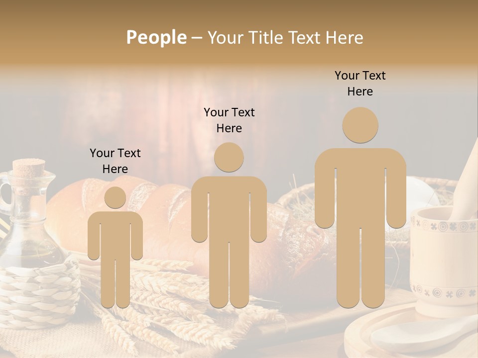 Wood Loaf Table PowerPoint Template