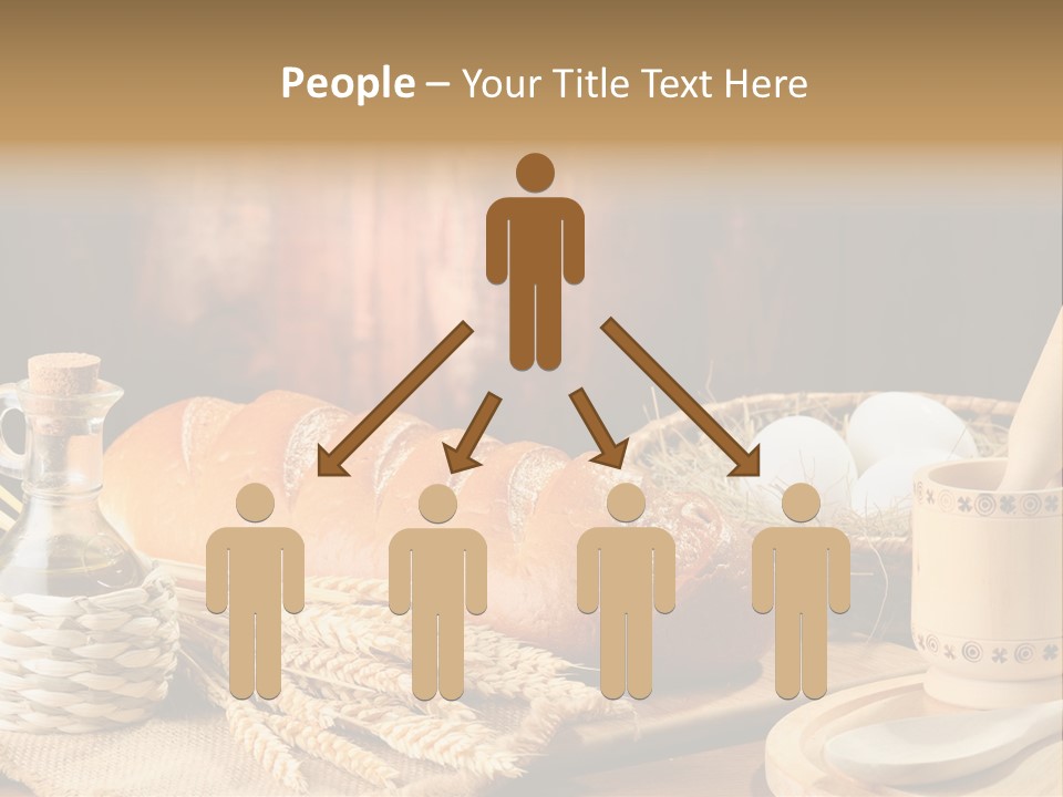 Wood Loaf Table PowerPoint Template