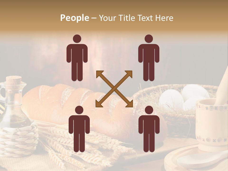 Wood Loaf Table PowerPoint Template