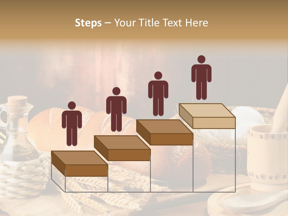 Wood Loaf Table PowerPoint Template