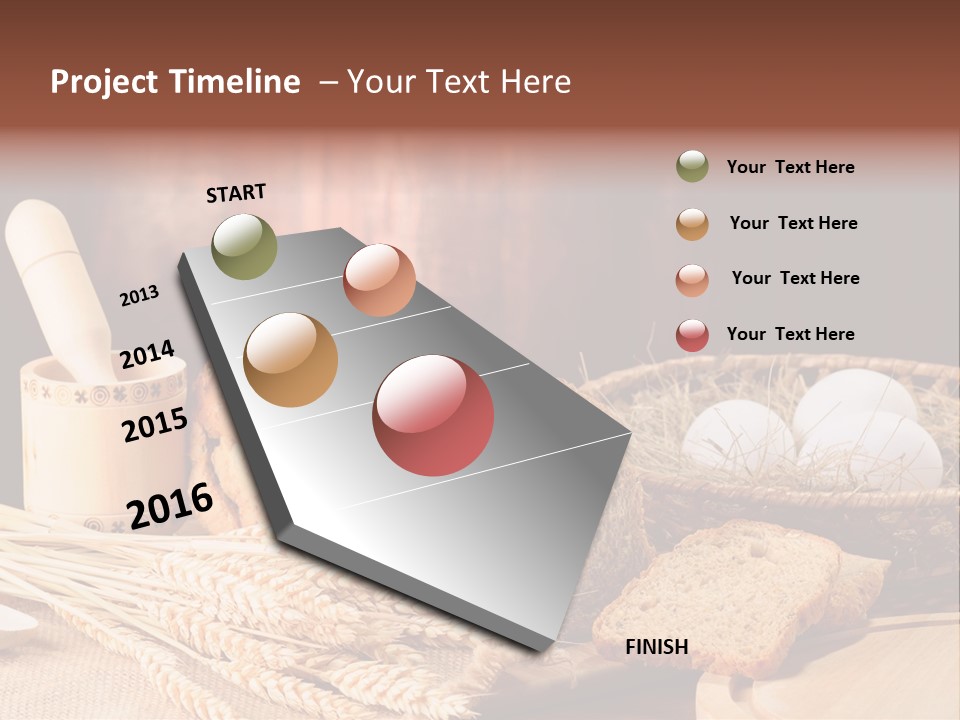 Chopping Round Suck PowerPoint Template