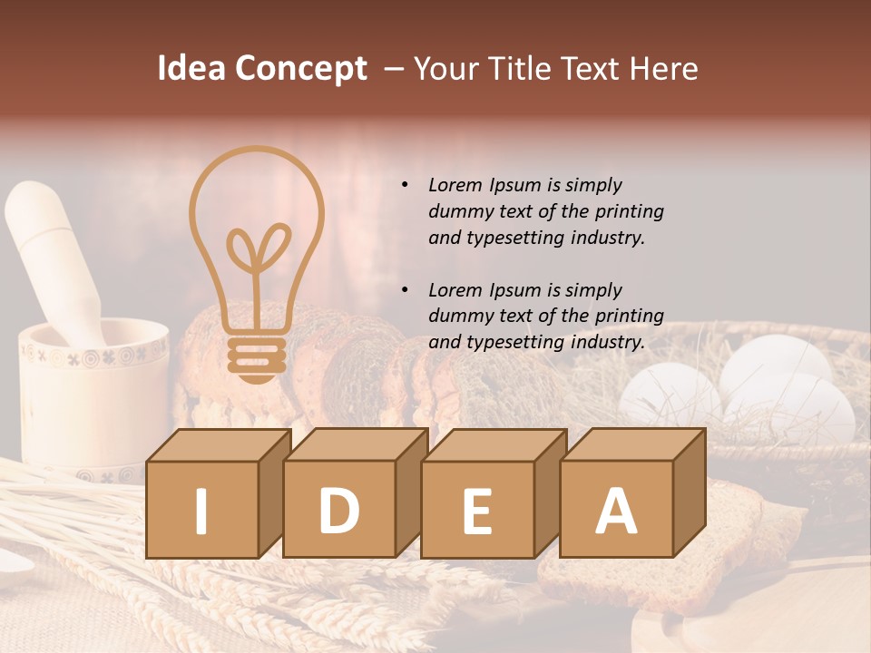 Chopping Round Suck PowerPoint Template