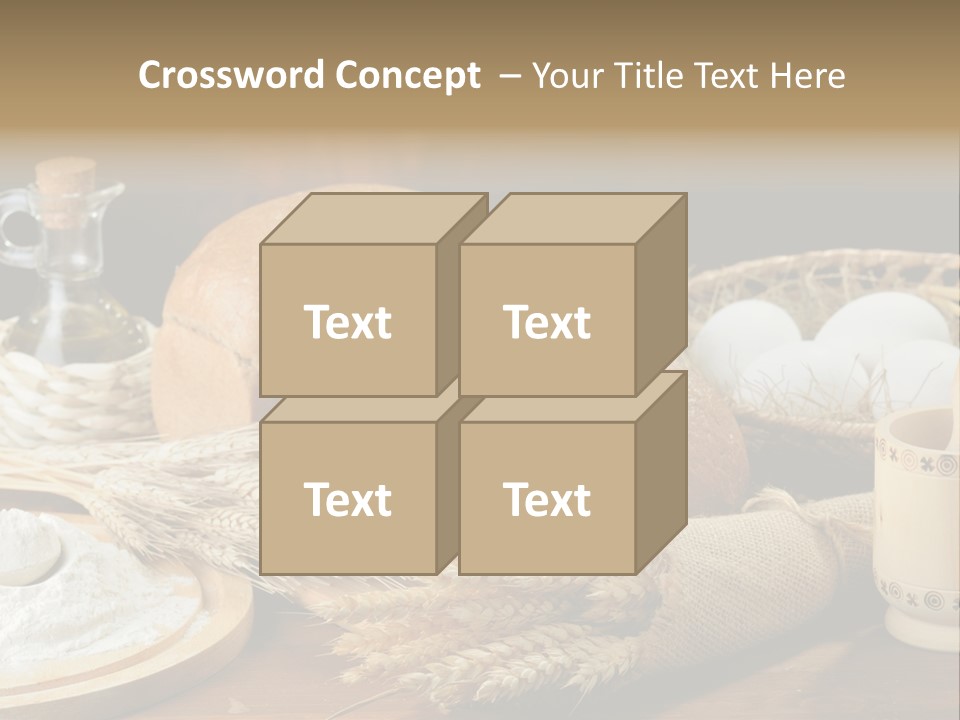Food Wood Mug PowerPoint Template