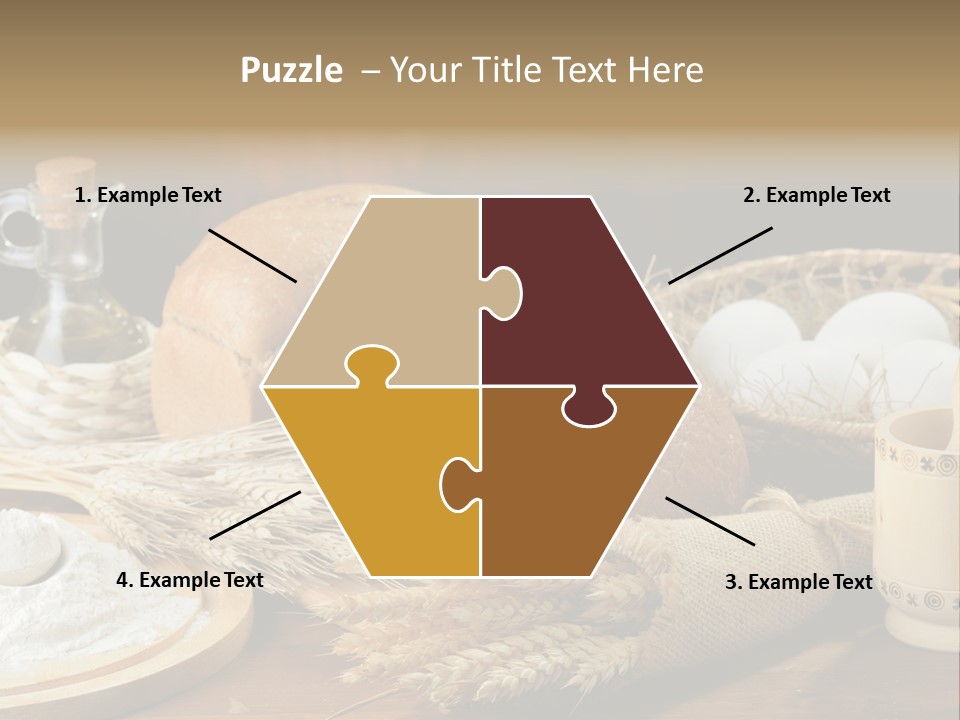 Food Wood Mug PowerPoint Template