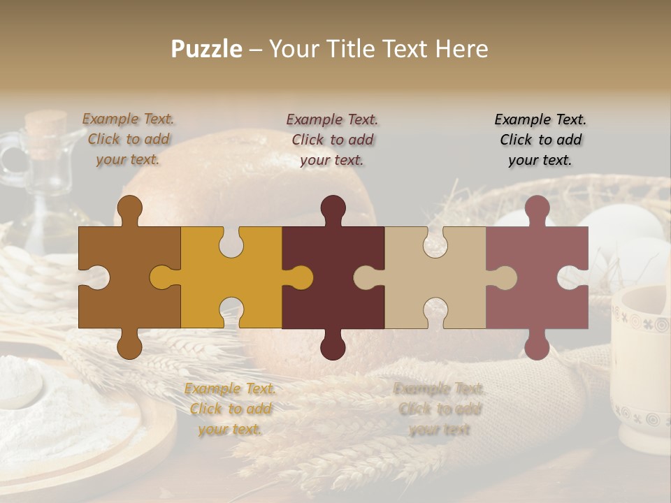 Food Wood Mug PowerPoint Template