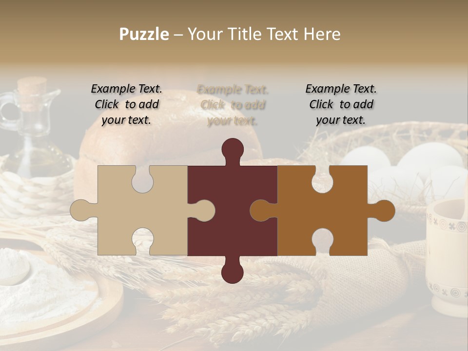 Food Wood Mug PowerPoint Template