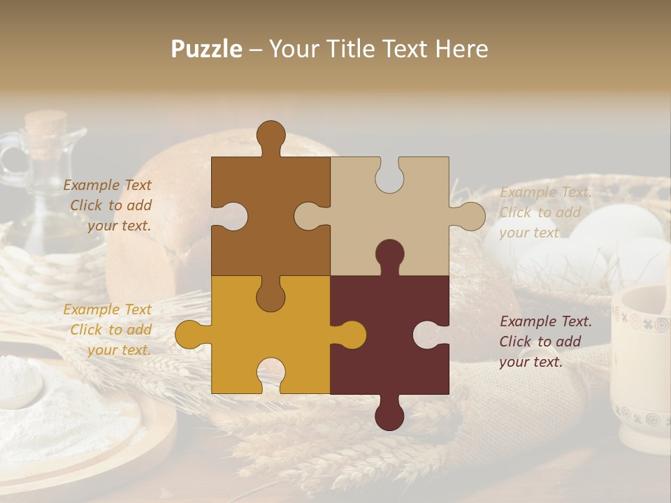 Food Wood Mug PowerPoint Template