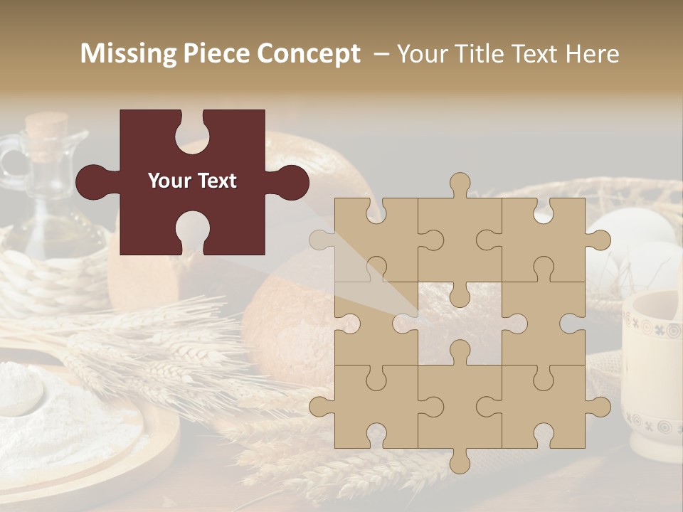 Food Wood Mug PowerPoint Template