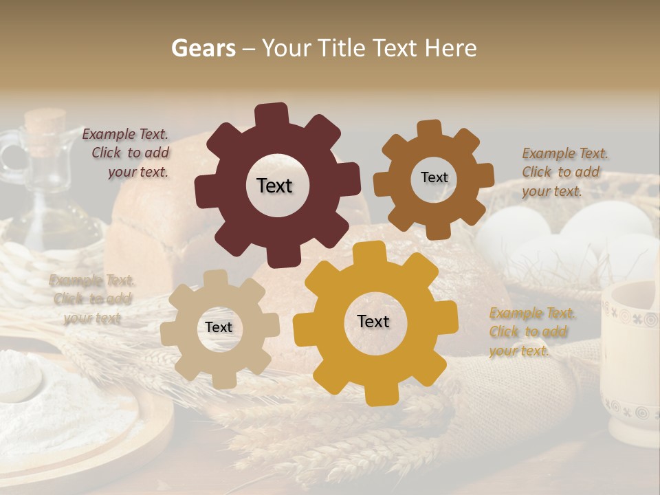 Food Wood Mug PowerPoint Template