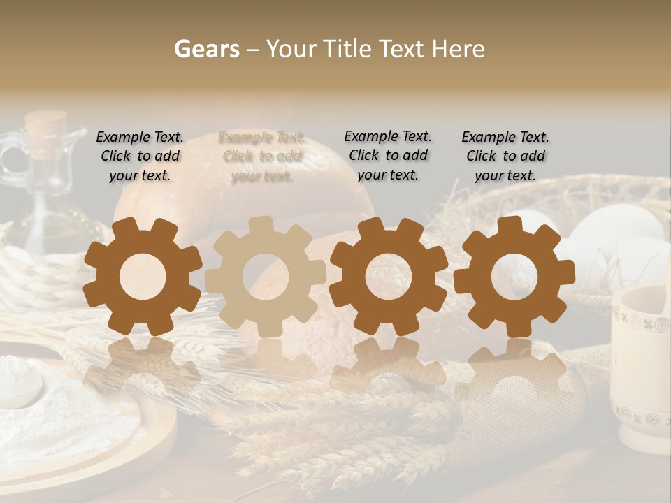 Food Wood Mug PowerPoint Template