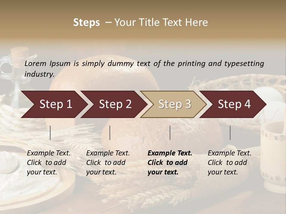 Food Wood Mug PowerPoint Template