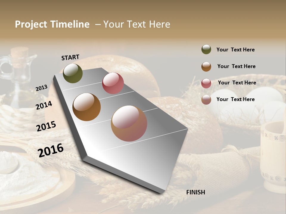 Food Wood Mug PowerPoint Template
