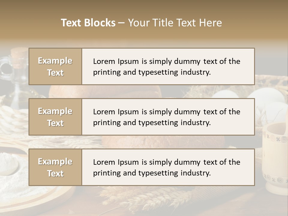 Food Wood Mug PowerPoint Template