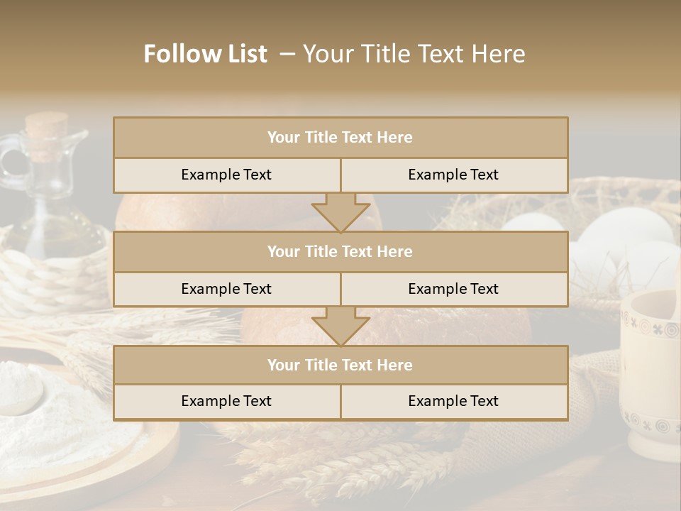 Food Wood Mug PowerPoint Template