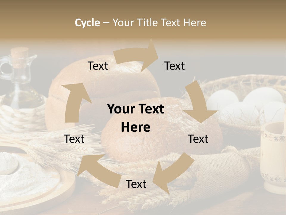 Food Wood Mug PowerPoint Template