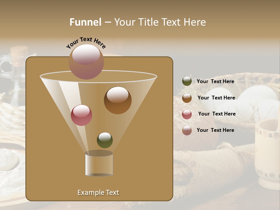 Food Wood Mug PowerPoint Template