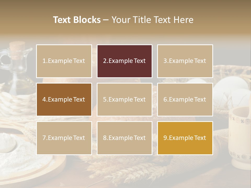 Food Wood Mug PowerPoint Template