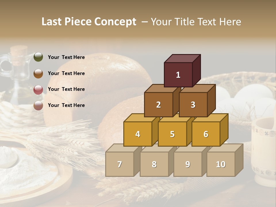 Food Wood Mug PowerPoint Template