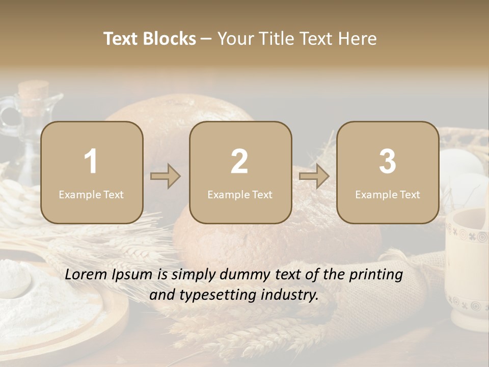 Food Wood Mug PowerPoint Template