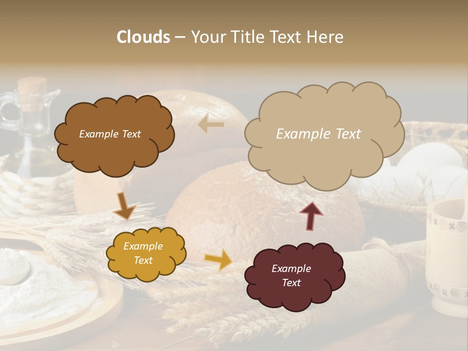 Food Wood Mug PowerPoint Template