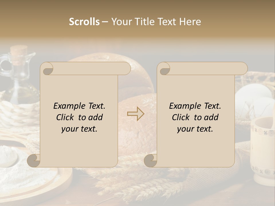Food Wood Mug PowerPoint Template