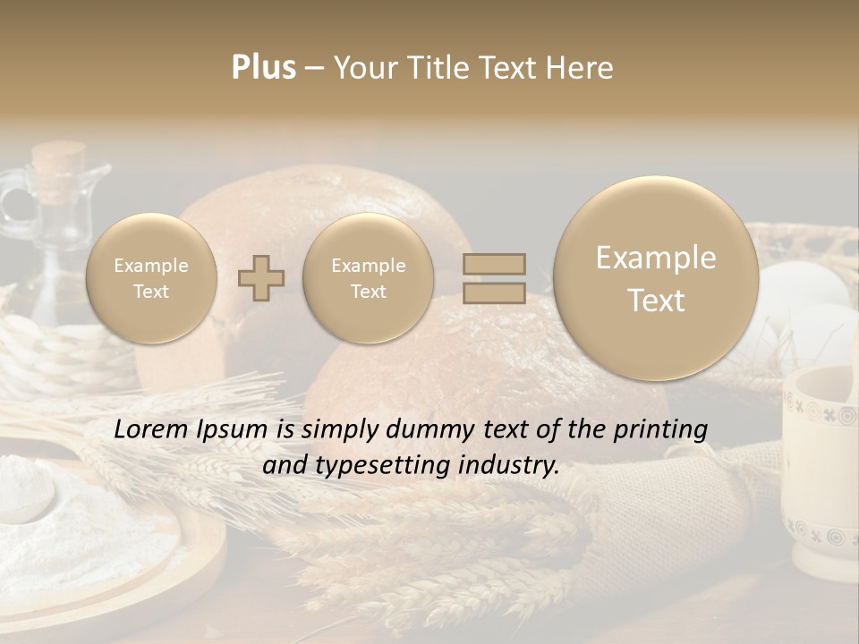 Food Wood Mug PowerPoint Template