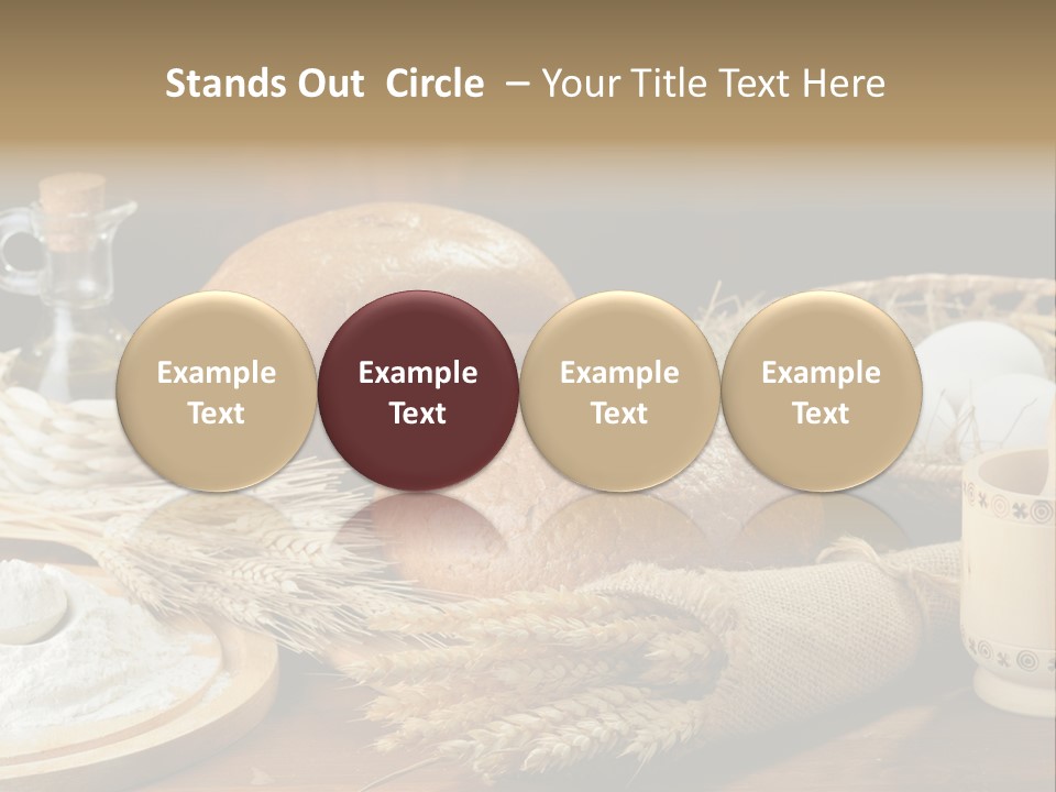 Food Wood Mug PowerPoint Template