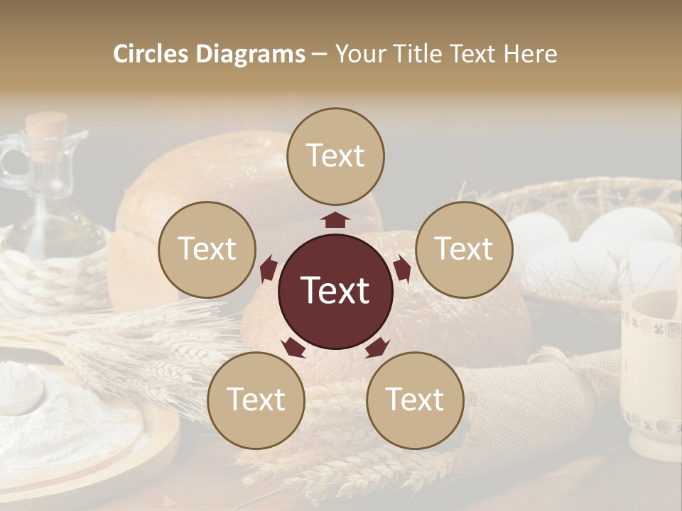 Food Wood Mug PowerPoint Template